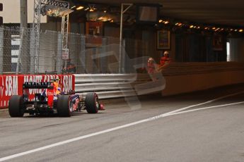 © Octane Photographic Ltd. 2012. F1 Monte Carlo - Race. Sunday 27th May 2012. Mark Webber enters the tunnel - Red Bull. Digital Ref : 0357cb7d0073
