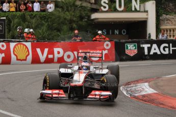 © Octane Photographic Ltd. 2012. F1 Monte Carlo - Race. Sunday 27th May 2012. Jenson Button - McLaren. Digital Ref : 0357cb7d0138