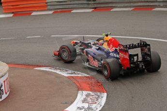© Octane Photographic Ltd. 2012. F1 Monte Carlo - Race. Sunday 27th May 2012. Mark Webber - Red Bull. Digital Ref : 0357cb7d0150