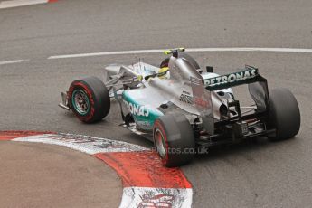 © Octane Photographic Ltd. 2012. F1 Monte Carlo - Race. Sunday 27th May 2012. Nico Rosberg - Mercedes. Digital Ref : 0357cb7d0153