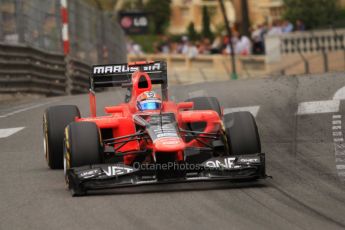 © Octane Photographic Ltd. 2012. F1 Monte Carlo - Race. Sunday 27th May 2012. Timo Glock - Marussia. Digital Ref : 0357cb7d0253