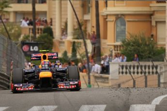 © Octane Photographic Ltd. 2012. F1 Monte Carlo - Race. Sunday 27th May 2012. Mark Webber - Red Bull. Digital Ref : 0357cb7d0259