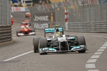 © Octane Photographic Ltd. 2012. F1 Monte Carlo - Race. Sunday 27th May 2012. Nico Rosberg - Mercedes. Digital Ref : 0357cb7d0336