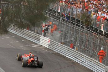 © Octane Photographic Ltd. 2012. F1 Monte Carlo - Race. Sunday 27th May 2012. Charles Pic - Marussia. Digital Ref : 0357cb7d0471