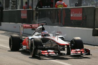 © 2012 Octane Photographic Ltd. Italian GP Monza - Saturday 8th September 2012 - F1 Qualifying. McLaren MP4/27 - Jenson Button. Digital Ref : 0513lw1d1922