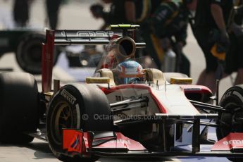 © 2012 Octane Photographic Ltd. Italian GP Monza - Saturday 8th September 2012 - F1 Qualifying. HRT F112 - Narain Karthikeyan. Digital Ref :