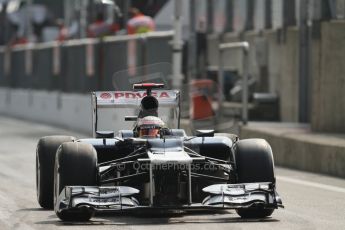 © 2012 Octane Photographic Ltd. Italian GP Monza - Saturday 8th September 2012 - F1 Qualifying. Williams FW34 - Pastor Maldonado. Digital Ref :