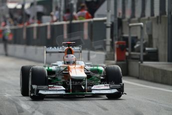 © 2012 Octane Photographic Ltd. Italian GP Monza - Saturday 8th September 2012 - F1 Qualifying. Force India VJM05 - Paul di Resta. Digital Ref :