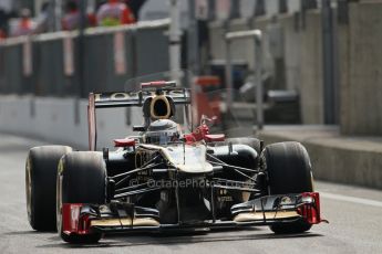 © 2012 Octane Photographic Ltd. Italian GP Monza - Saturday 8th September 2012 - F1 Qualifying. Lotus E20 - Kimi Raikkonen. Digital Ref :