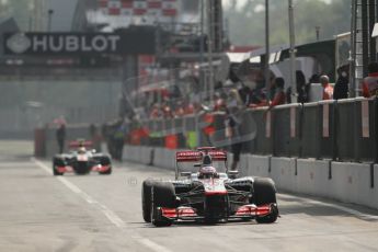 © 2012 Octane Photographic Ltd. Italian GP Monza - Saturday 8th September 2012 - F1 Qualifying. McLaren MP4/27 - Jenson Button. Digital Ref : 0513lw7d8310