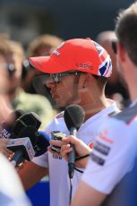 World © Octane Photographic Ltd. Formula 1 Italian GP, Press Conference 6th September 2012 - Lewis Hamilton - Vodafone McLaren Mercedes. Digital Ref : 0494lw1d9073