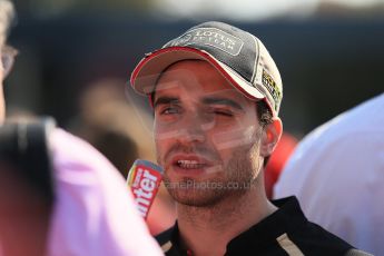 World © Octane Photographic Ltd. Formula 1 Italian GP, Press Conference 6th September 2012 - Jerome d'Ambrosio - Lotus. Digital Ref : 0494lw1d9080