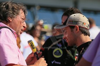 World © Octane Photographic Ltd. Formula 1 Italian GP, Press Conference 6th September 2012 - Jerome d'Ambrosio - Lotus. Digital Ref : 0494lw1d9092