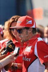 World © Octane Photographic Ltd. Formula 1 Italian GP, Press Conference 6th September 2012 - Fernando Alonso - Ferrari. Digital Ref : 0494lw1d9112