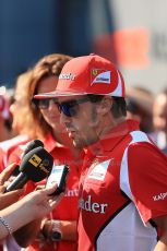 World © Octane Photographic Ltd. Formula 1 Italian GP, Press Conference 6th September 2012 - Fernando Alonso - Ferrari. Digital Ref : 0494lw1d9112