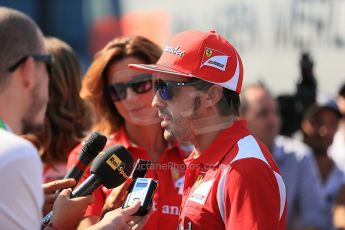 World © Octane Photographic Ltd. Formula 1 Italian GP, Press Conference 6th September 2012 - Fernando Alonso - Ferrari. Digital Ref : 0494lw1d9117
