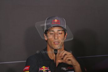 World © Octane Photographic Ltd. Formula 1 Italian GP, Press Conference 6th September 2012 - Daniel Ricciardo - Toro Rosso. Digital Ref : 0494lw7d4975