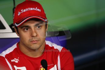 World © Octane Photographic Ltd. Formula 1 Italian GP, Press Conference 6th September 2012 - Felipe Massa - Ferrari. Digital Ref : 0494lw7d5279