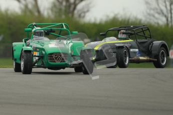 © Octane Photographic Ltd. Motors TV day – Donington Park, Saturday 31st March 2012. Caterham Graduates - Mega and Classic classes. Digital ref : 0267cb1d9480