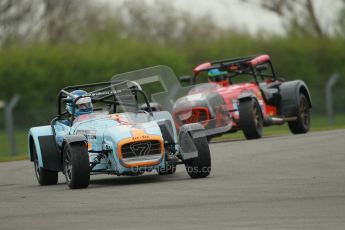 © Octane Photographic Ltd. Motors TV day – Donington Park, Saturday 31st March 2012. Caterham Graduates - Mega and Classic classes. Digital ref : 0267cb1d9497