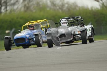 © Octane Photographic Ltd. Motors TV day – Donington Park, Saturday 31st March 2012. Caterham Graduates - Mega and Classic classes. Digital ref : 0267cb1d9500