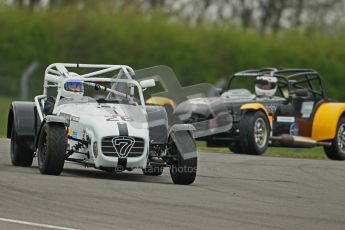 © Octane Photographic Ltd. Motors TV day – Donington Park, Saturday 31st March 2012. Caterham Graduates - Mega and Classic classes. Digital ref : 0267cb1d9506