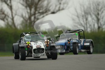 © Octane Photographic Ltd. Motors TV day – Donington Park,  Saturday 31st March 2012. Caterham Graduates - Mega and Classic classes. Digital ref : 0267cb1d9523