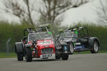 © Octane Photographic Ltd. Motors TV day – Donington Park, Saturday 31st March 2012. Caterham Graduates - Mega and Classic classes. Digital ref : 0267cb1d9527