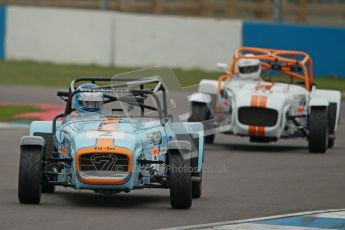 © Octane Photographic Ltd. Motors TV day – Donington Park, Saturday 31st March 2012. Caterham Graduates - Mega and Classic classes. Digital ref : 0267cb1d9535