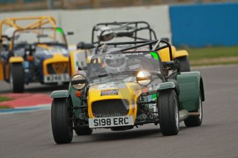 © Octane Photographic Ltd. Motors TV day – Donington Park, Saturday 31st March 2012. Caterham Graduates - Mega and Classic classes. Digital ref : 0267cb1d9549