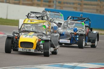 © Octane Photographic Ltd. Motors TV day – Donington Park, Saturday 31st March 2012. Caterham Graduates - Mega and Classic classes. Digital ref : 0267cb1d9571