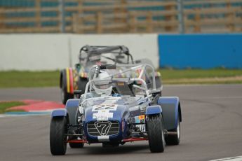 © Octane Photographic Ltd. Motors TV day – Donington Park, Saturday 31st March 2012. Caterham Graduates - Mega and Classic classes. Peter Marsh. Digital ref : 0267cb1d9627