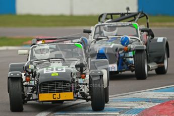 © Octane Photographic Ltd. Motors TV day – Donington Park, Saturday 31st March 2012. Caterham Graduates - Mega and Classic classes. Digital ref : 0267cb1d9666