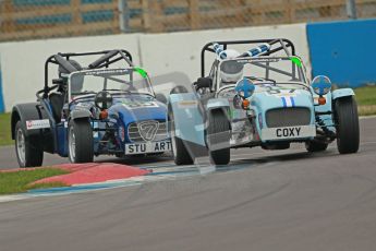 © Octane Photographic Ltd. Motors TV day – Donington Park, Saturday 31st March 2012. Caterham Graduates - Mega and Classic classes. Digital ref : 0267cb1d9769