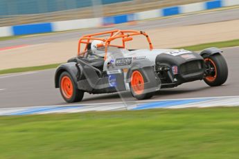 © Octane Photographic Ltd. Motors TV day – Donington Park, Saturday 31st March 2012. Caterham Graduates - Mega and Classic classes. Digital ref : 0267cb7d6184