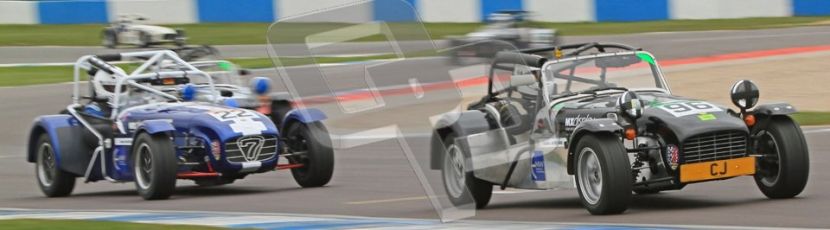 © Octane Photographic Ltd. Motors TV day – Donington Park, Saturday 31st March 2012. Caterham Graduates - Mega and Classic classes. Digital ref : 0267cb7d6190