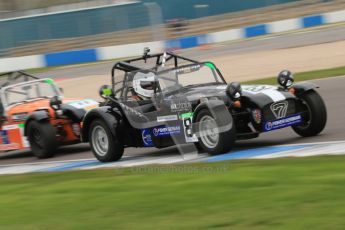 © Octane Photographic Ltd. Motors TV day – Donington Park, Saturday 31st March 2012. Caterham Graduates - Mega and Classic classes. Digital ref : 0267cb7d6218