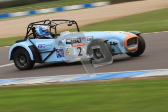© Octane Photographic Ltd. Motors TV day – Donington Park, Saturday 31st March 2012. Caterham Graduates - Mega and Classic classes. Digital ref : 0267cb7d6226