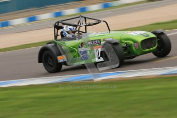 © Octane Photographic Ltd. Motors TV day – Donington Park, Saturday 31st March 2012. Caterham Graduates - Mega and Classic classes. Digital ref : 0267cb7d6233