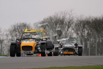 © Octane Photographic Ltd. Motors TV day – Donington Park, Saturday 31st March 2012. Caterham Graduates - Mega and Classic classes. Digital ref : 0267lw7d7866
