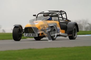 © Octane Photographic Ltd. Motors TV day – Donington Park, Saturday 31st March 2012. Caterham Graduates - Mega and Classic classes. Digital ref : 0267lw7d7922