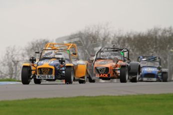 © Octane Photographic Ltd. Motors TV day – Donington Park, Saturday 31st March 2012. Caterham Graduates - Mega and Classic classes. Digital ref : 0267lw7d7930