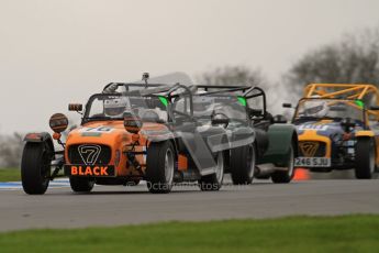 © Octane Photographic Ltd. Motors TV day – Donington Park, Saturday 31st March 2012. Caterham Graduates - Mega and Classic classes. Digital ref : 0267lw7d8091