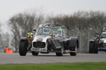 © Octane Photographic Ltd. Motors TV day – Donington Park, Saturday 31st March 2012. Caterham Graduates - Mega and Classic classes. Digital ref : 0267lw7d8098