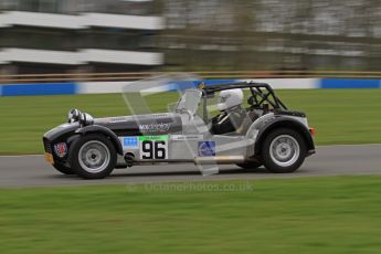 © Octane Photographic Ltd. Motors TV day – Donington Park, Saturday 31st March 2012. Caterham Graduates - Mega and Classic classes. Digital ref : 0267lw7d8112