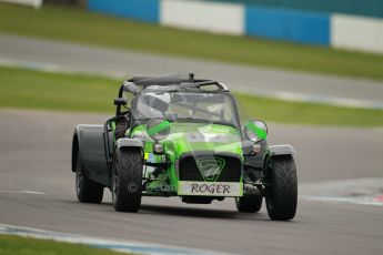 © Octane Photographic Ltd. Motors TV day – Donington Park, Saturday 31st March 2012. Caterham Graduates – Super and Sigma classes. Digital ref : 0269cb1d0241