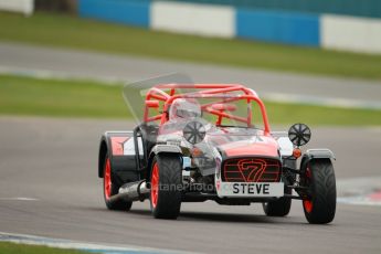 © Octane Photographic Ltd. Motors TV day – Donington Park, Saturday 31st March 2012. Caterham Graduates – Super and Sigma classes. Digital ref : 0269cb1d0278