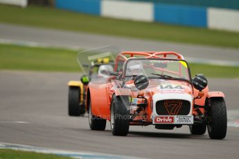 © Octane Photographic Ltd. Motors TV day – Donington Park, Saturday 31st March 2012. Caterham Graduates – Super and Sigma classes. Digital ref : 0269cb1d0282