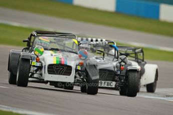 © Octane Photographic Ltd. Motors TV day – Donington Park, Saturday 31st March 2012. Caterham Graduates – Super and Sigma classes. Digital ref : 0269cb1d0290