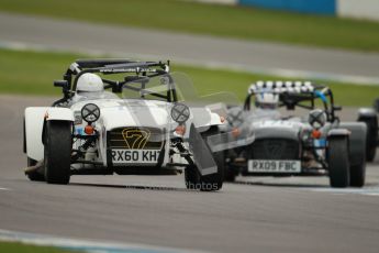 © Octane Photographic Ltd. Motors TV day – Donington Park, Saturday 31st March 2012. Caterham Graduates – Super and Sigma classes. Digital ref : 0269cb1d0345